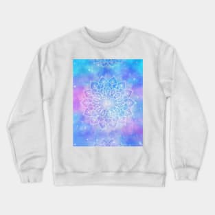 Galaxy mandala pastel Crewneck Sweatshirt